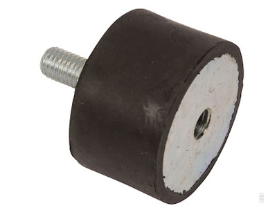 Buffe ø50x30x25mm m. M10  indv. gevind