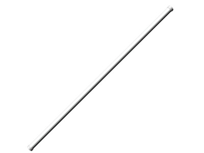 Bom krydstræ Ø9,5 x3,0m incl endekapper