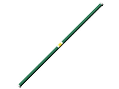 Bom krydstræ Ø9,5 x3,0m incl endekapper