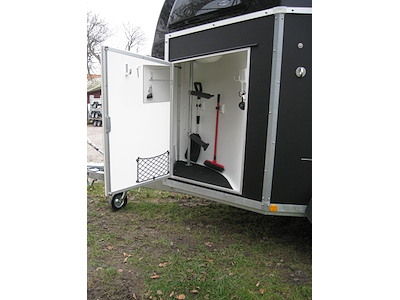 Net til dør 220x360mm sort