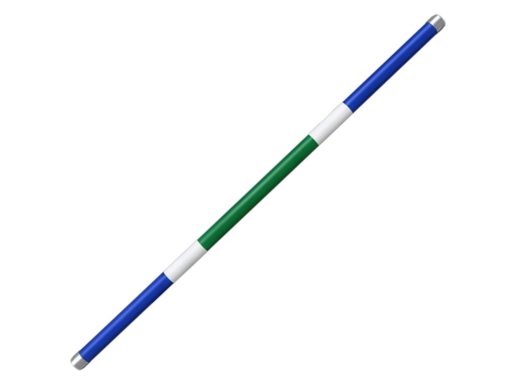 Bom PE-plast Blå/Hvid/Grøn ø9x3m