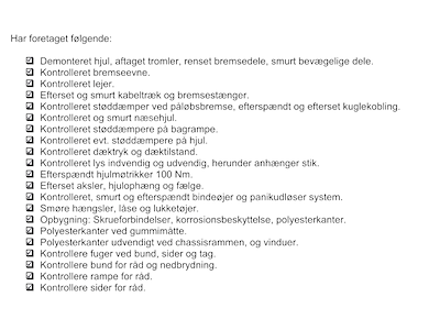 Service, Stort Hestetrailer