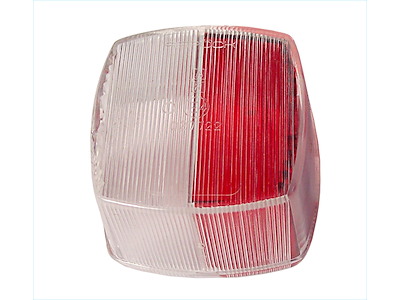Glas rød/hvid for pos lygte 1001602