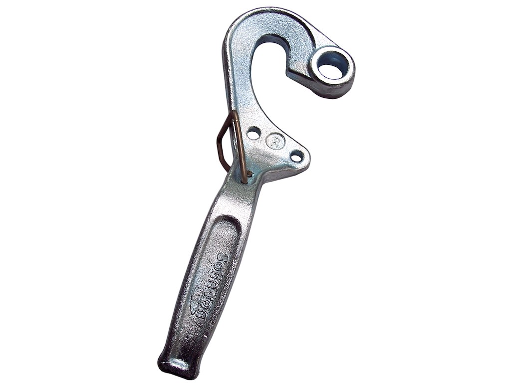 Vinkellukkebeslag med fjeder, venstre