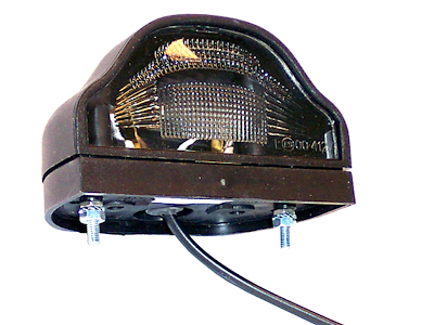 Nummerpladelygte Aspöck m 80cm kabel