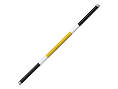 Bom PE-plast Sort/Hvid/Gul ø9x3m