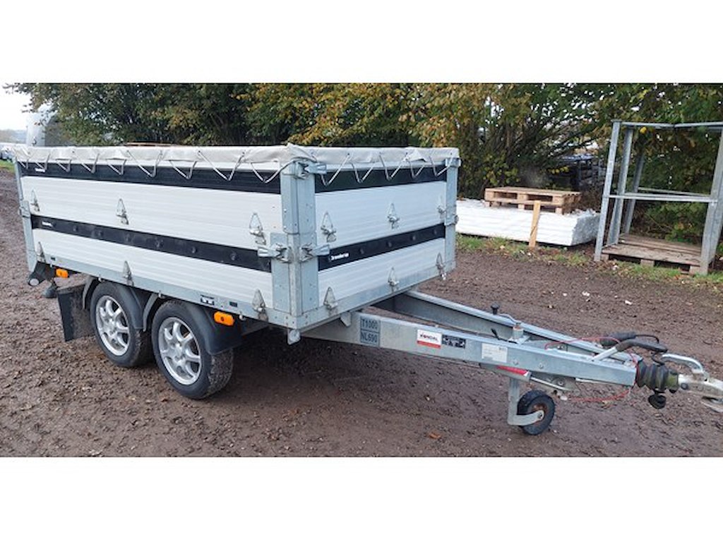 Leje af 1000kg ladtrailer Weekend