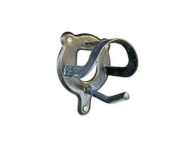 Trenseholder, sort metal