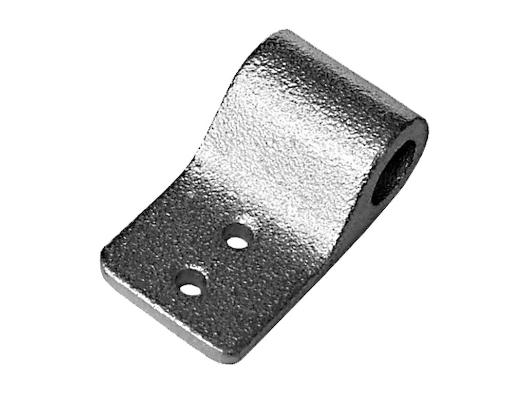 Hængsel nederst med 2 huller