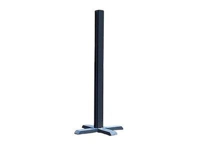 Plaststøtte Sort PVC