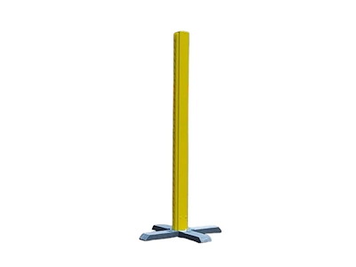 Plaststøtte Gul PVC