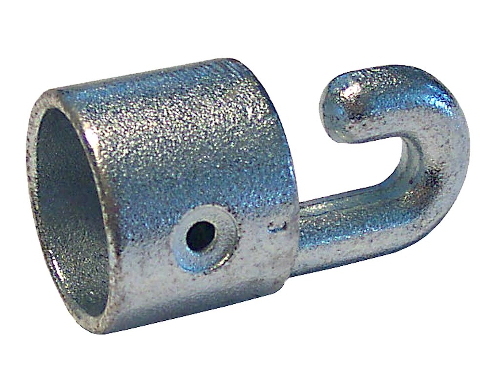 Bomstang ende med krog