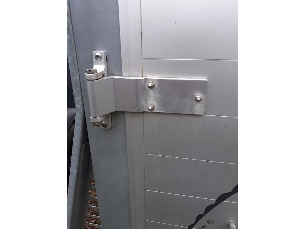 Aluhængsel m/bøsning 210x68x55,5mm