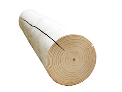 Bom kernetræ Ø10 x3,0m incl endekapper
