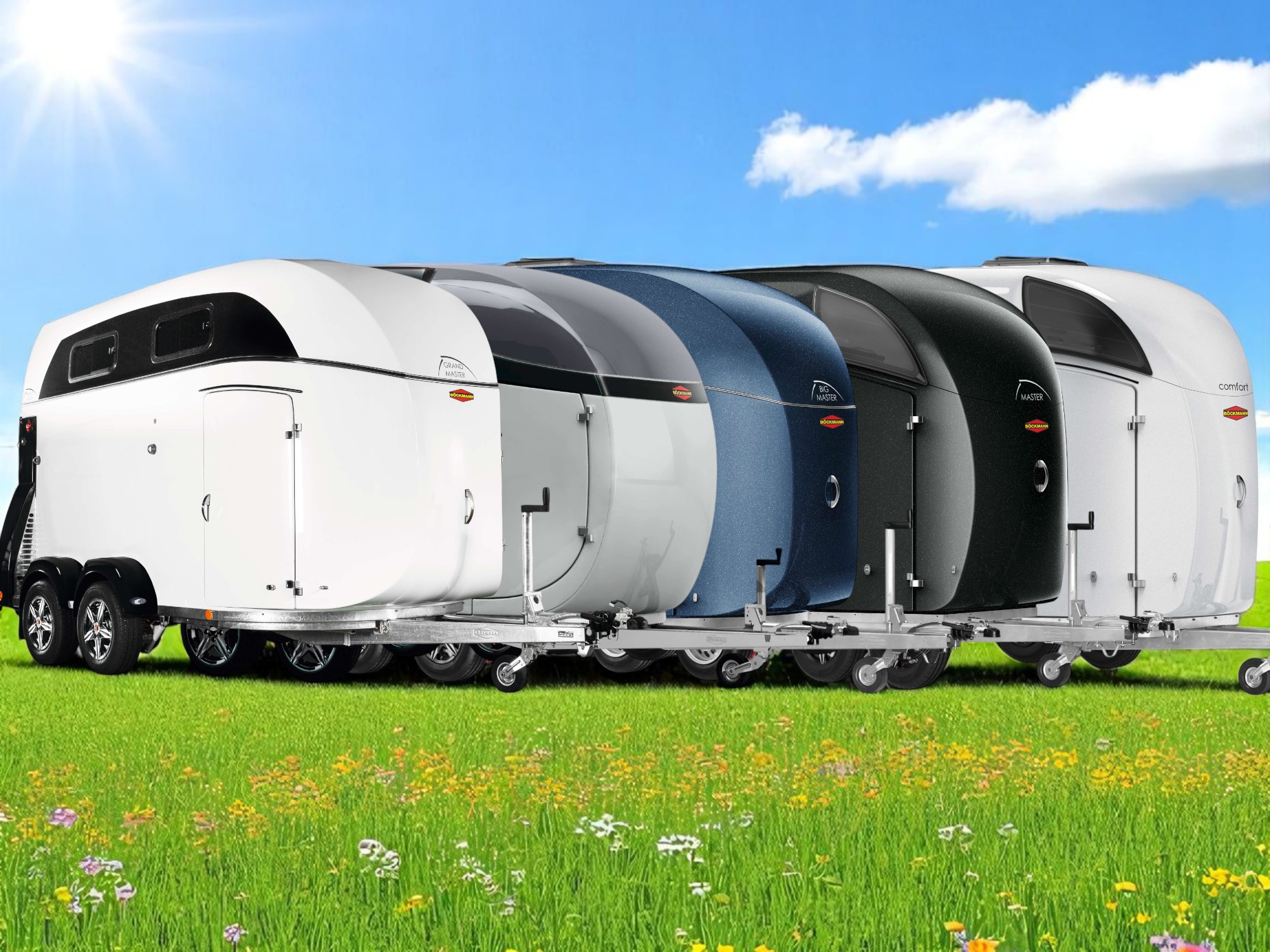 Böckmann 2 Heste Glasfiber