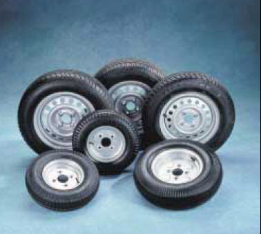 Skærme, hjul og aksler