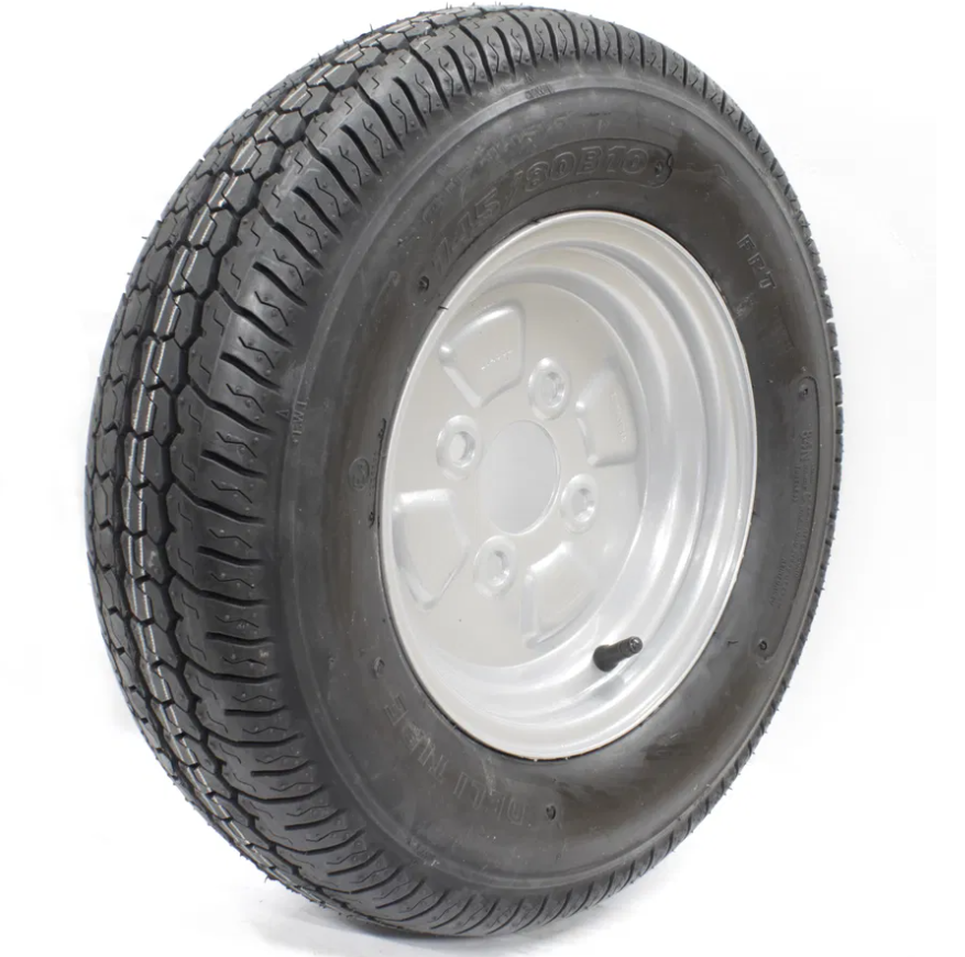 Trailer Hjul 145 R10 4H  belastning 325kg