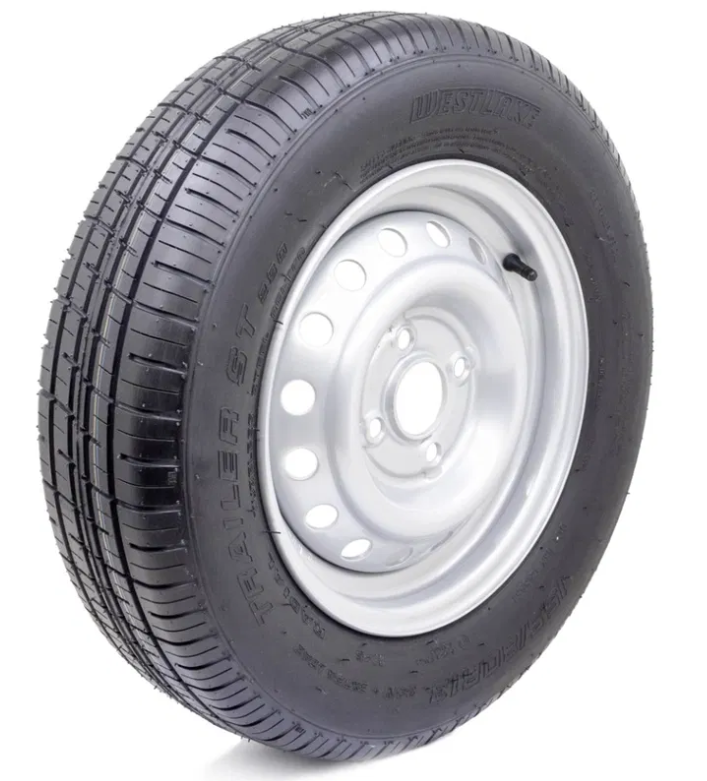 Trailer Hjul 155/80 R13 4H belastning 500kg