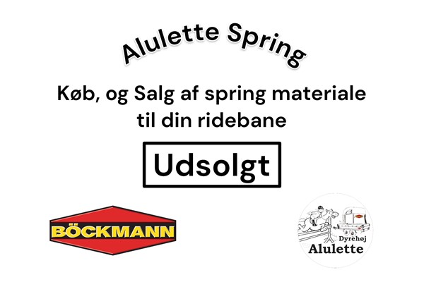 Alulette´s cavaletti blok - Hvid