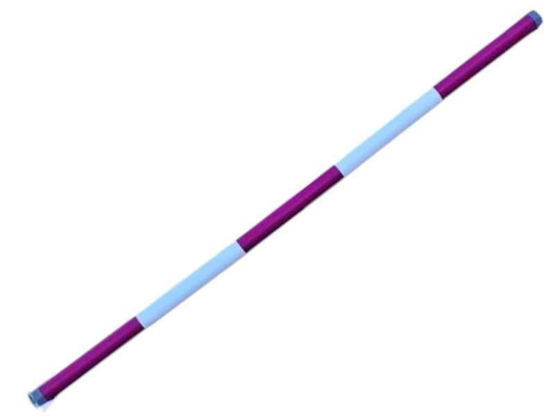 Spring bom PE-plast m/ trækerne (Lilla/hvid)