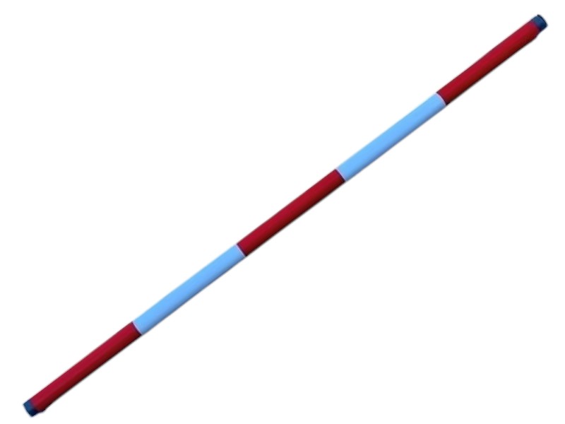 Spring bom PE-plast m/ trækerne (Rød/Hvid)