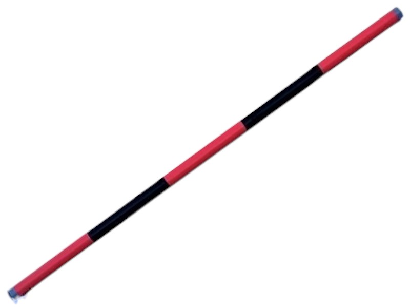 Bom PE-plast Rød/Sort Ø9