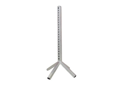 Alu støtte Pony ubehandlet (140cm 24mm nøglehuller)