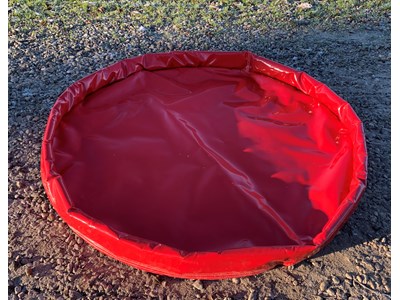 Vandgrav PVC Rød Rund ø100cm