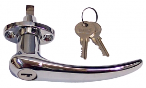Dørhåndtag Udv. m/nøgler