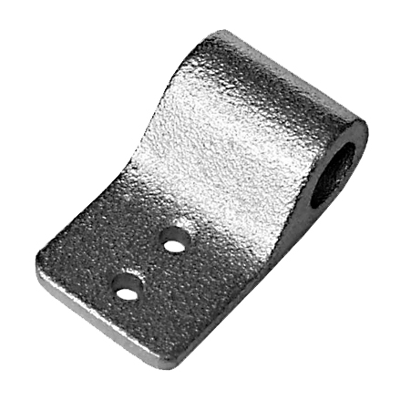 Hængsel nederst med 2 huller