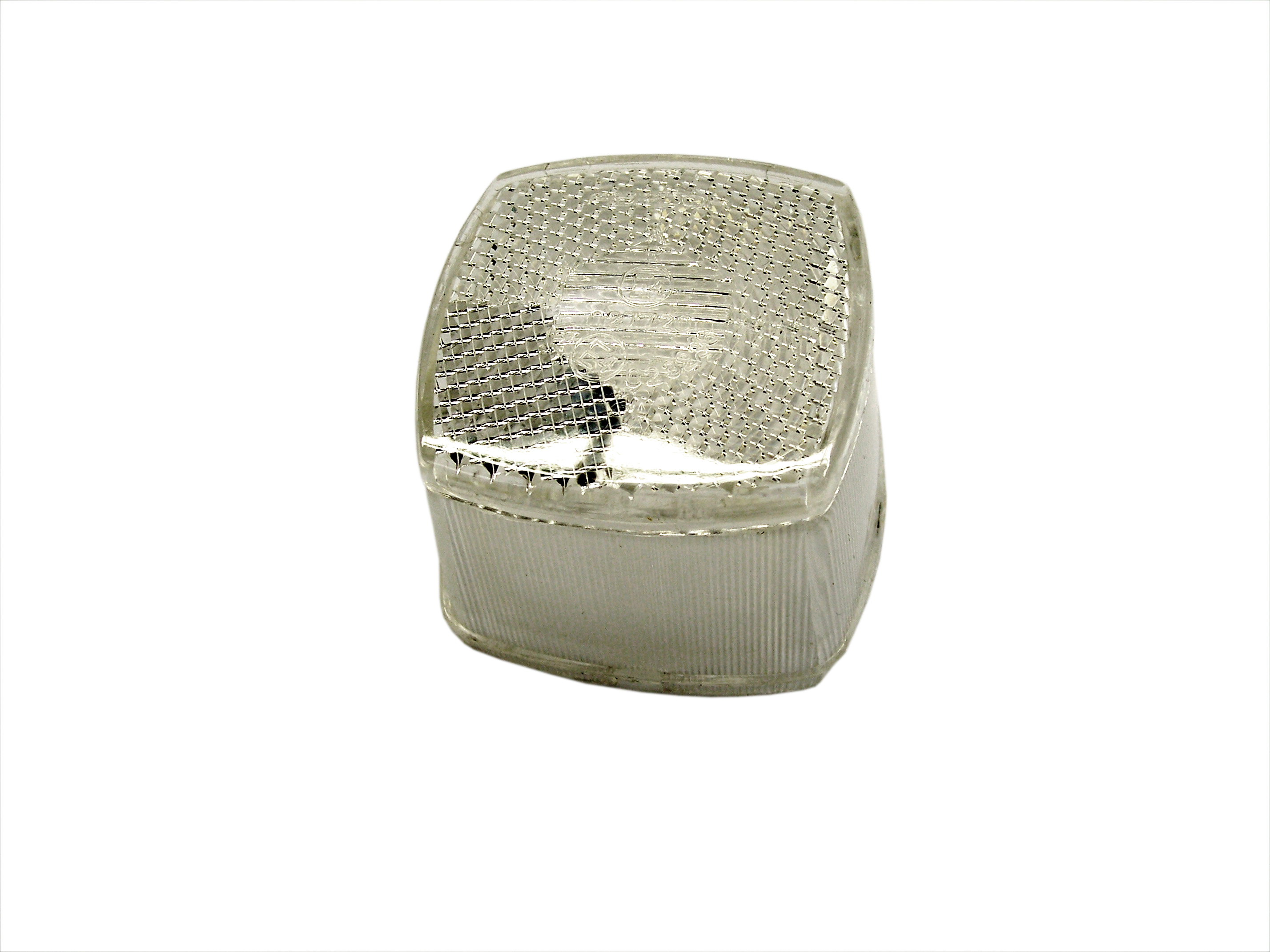 Positionslygte glas hvid