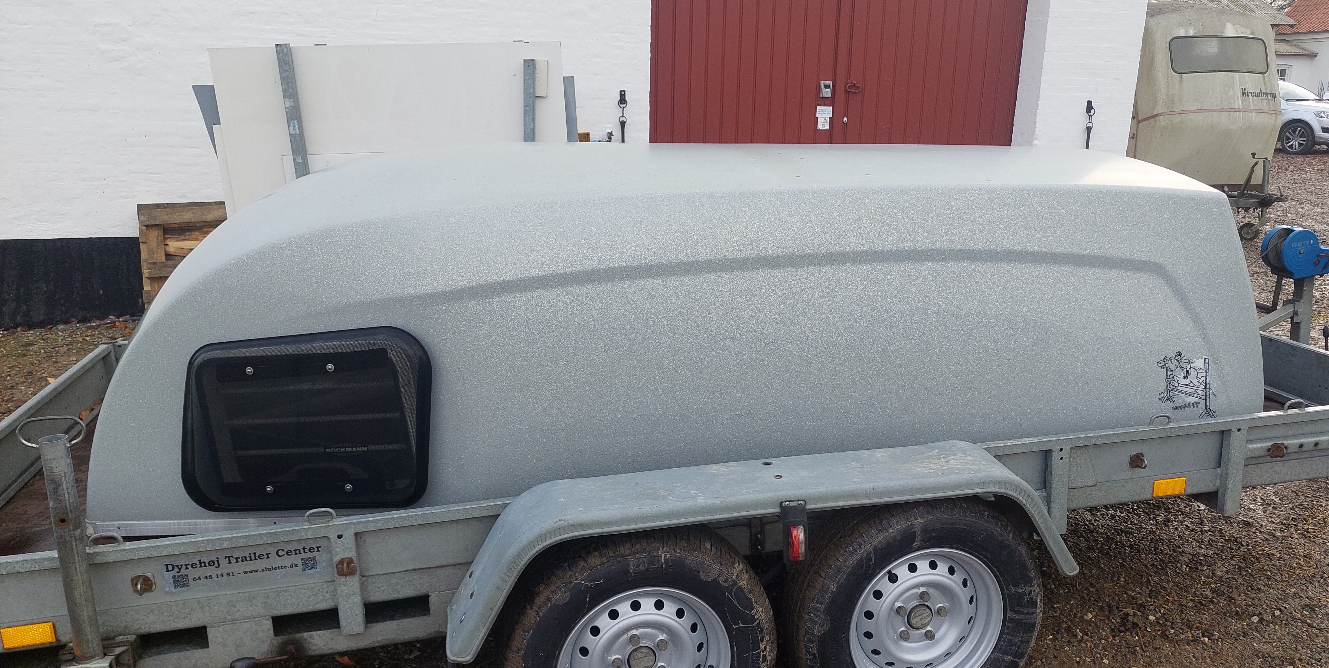 Glasfibertag Böckmann Duo Hestetrailer