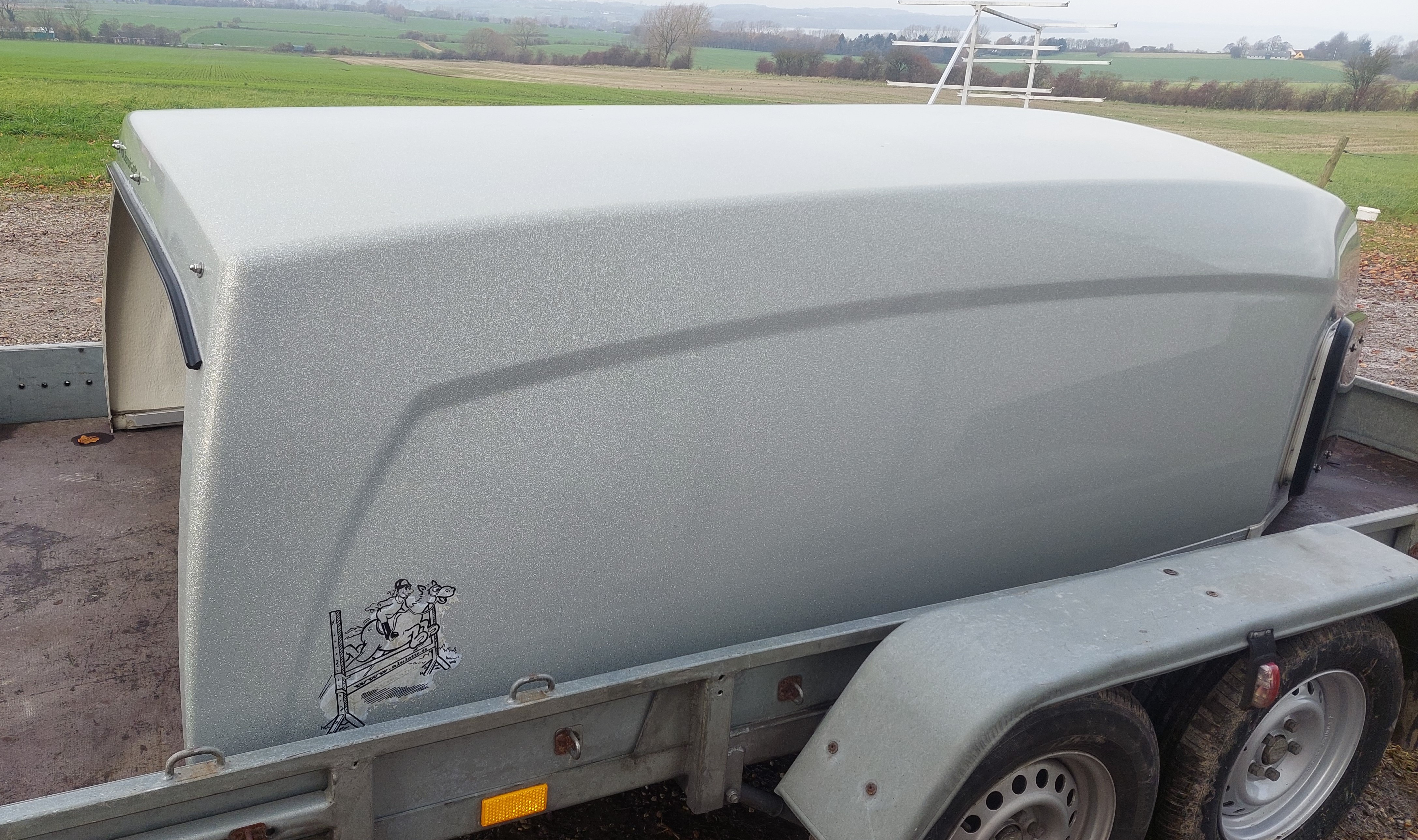 Glasfibertag Böckmann Duo Hestetrailer