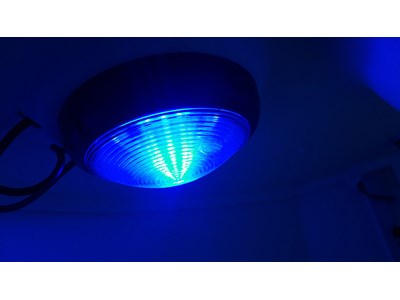 Indv.lys LED hvid/blå 