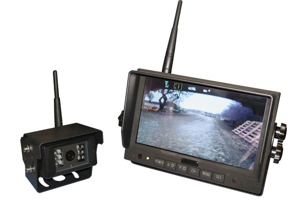 Bakkamerasæt 7" Digi 3000 trådl m 1K 12/24V