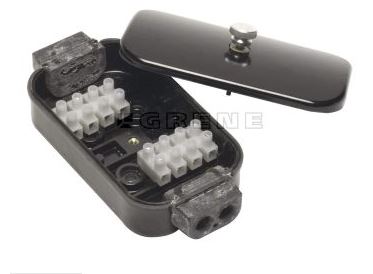 Samledåse Hella 8 skrueterminaler