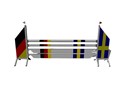 Alu vinge L-model Hvid