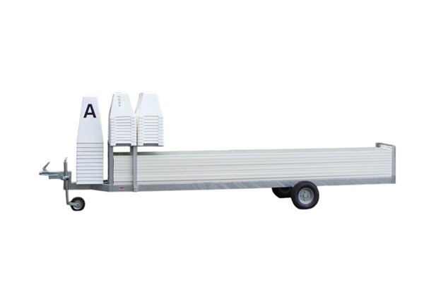 Trailer til 20x60m PVC dressurarena