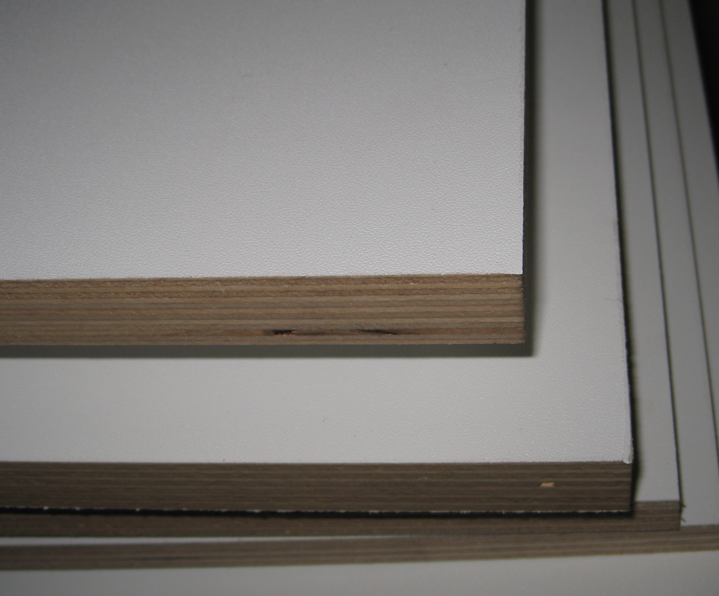 Plade 09x1525x3050mm Hvid/Hvid