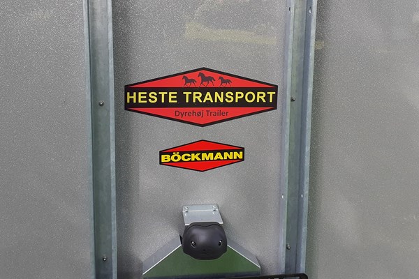 Skilt "Heste transport" Böckmann/Dyrehøj
