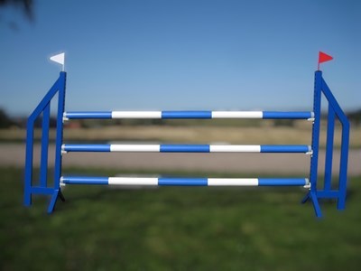 Komplet Aluspring Lodret Blå