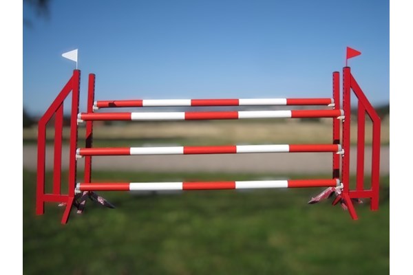 Komplet Aluspring Oxer, Rød