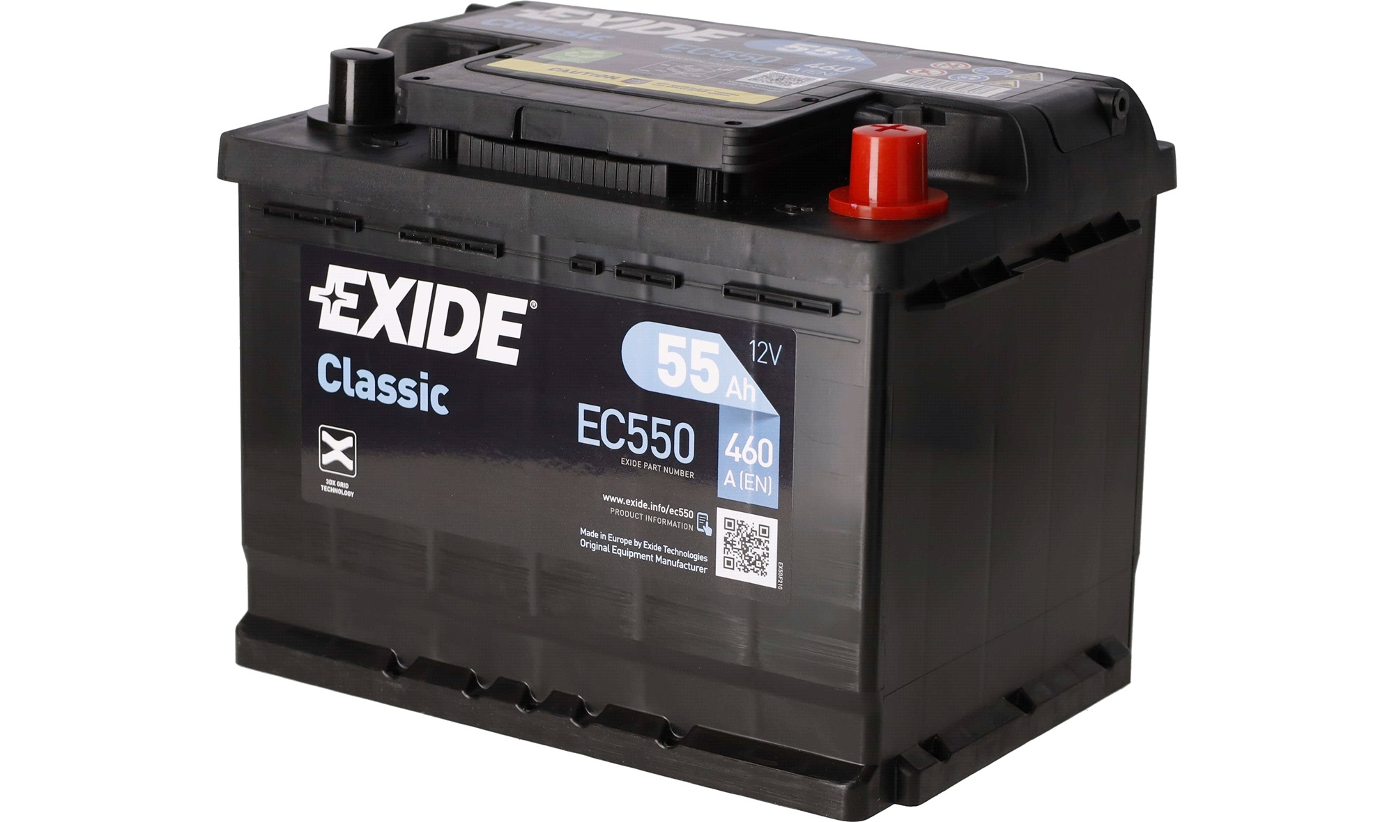 Batteri 12V/55Ah til batteriboks