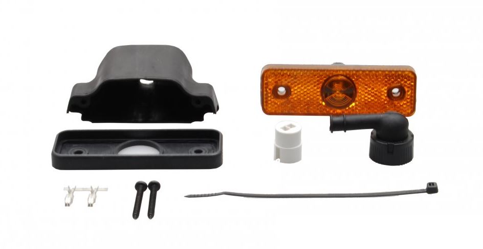 Sidemarkeringslygte LED gul Aspöck