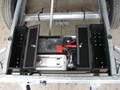 Værktøjskasse sort stål med lås til trailer