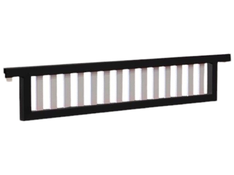 Hængefyld PE-plast Sort/hvid