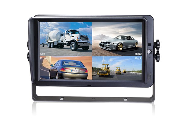Monitor 10.1" HD Kabelført Quad m touch