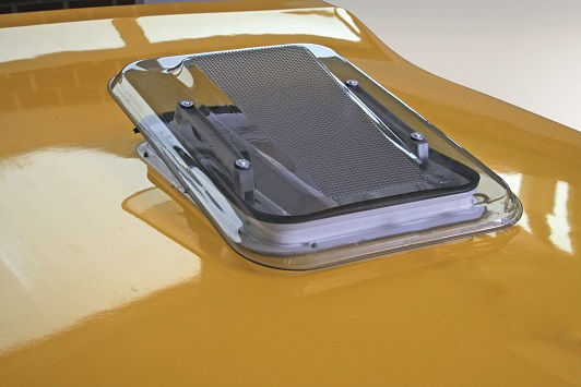 Vindue 5-vejs komplet m mørkt røgfarvet glas