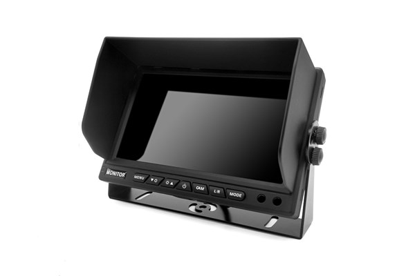 Monitor AHD 7" TFT 4x4-Pin stik 12/24V