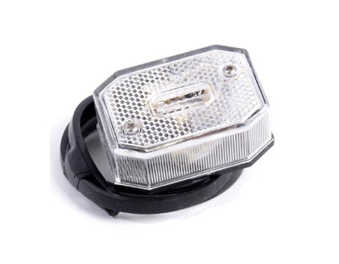 Positionslygte hvid flexipoint 0,8m kabe